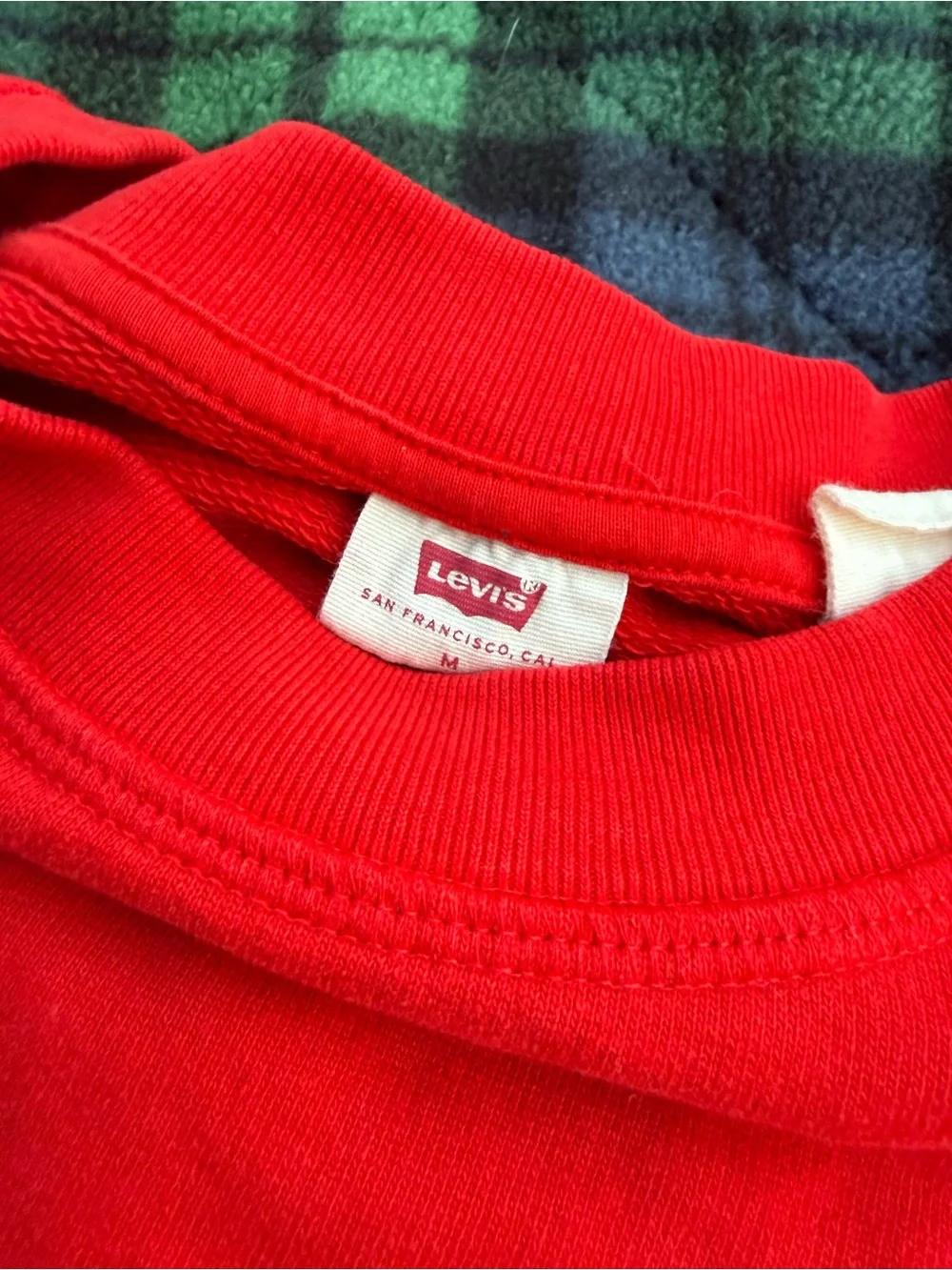 Levi's Red Crewneck Sweatshirt
